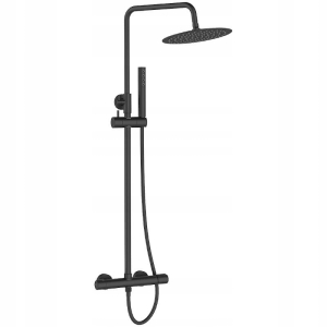 DUSCHSÄULE PRETTO MIT SCHWARZER BATTERIE