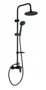 INTRASÄULEN-DUSCHSPRAY MIT SCHWARZER BATTERIE