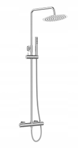 PRETTO SÄULE DUSCHE DUSCHE BATTERIE THERMOSTAT