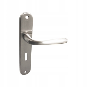 EWA GRIFF AUF LANGER SCHILD 90MM SATINSCHLÜSSEL