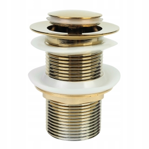 STECKER KLICK KLEINER RUND KLICK OHNE ÜBERLAUF GOLD