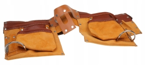 LEDERGÜRTEL MIT 11 TASCHEN