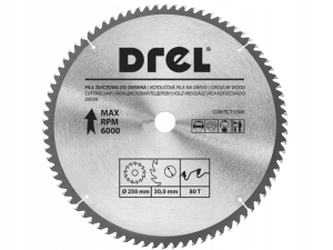 SCHEIBE FÜR BLICKSÄGE 250 X 32 MM 80T