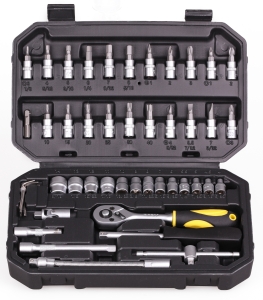 STECKSCHLÜSSEL-SATZ 1/4 '46-TLG.