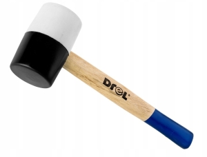 HAMMERGUMMI 680G SCHWARZ-WEIßER GUMMIGRIFF HOLZ