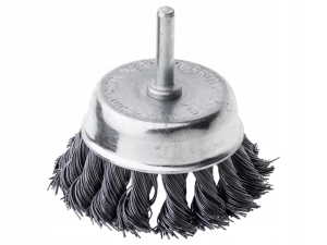 BANDBÜRSTE 75MM SCHAFT 6MM GEDREHTER DRAHT