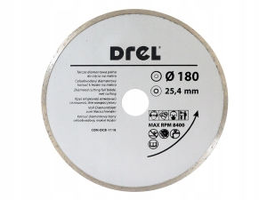 DIAMANTSCHEIBE 180 X 25,4 MM VOLL