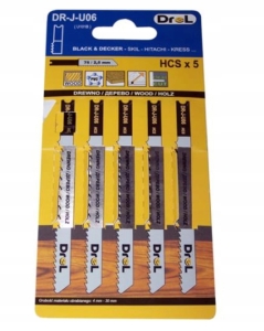 T-KLINGEN 75MM 10 TPI FÜR HOLZ PVC 5STK