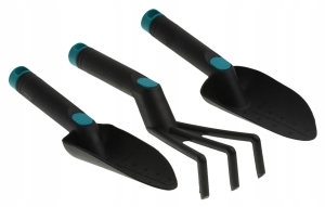 GARTENGERÄTE-SET KUNSTSTOFF 3-TLG