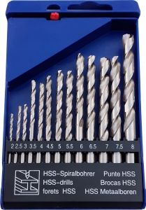 BOHRERSATZ FÜR METALL 2.0-8.0MM SCHNITT 13STK