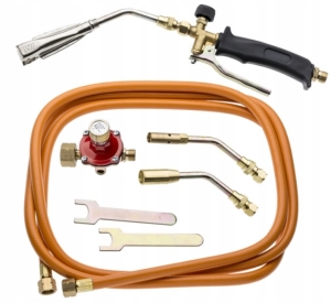 LÖTBRENNER MIT DÜSEN 12-22MM SCHLAUCH 3M 7 STK