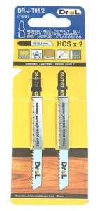 T-MESSER 75MM 10TPI FÜR HOLZKUNSTSTOFFE 2 STK