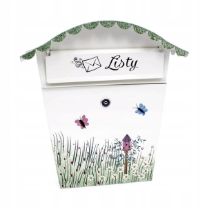 BRIEFKASTEN-HANDGEMALTE SCHMETTERLINGE