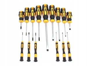 PRO-TECHNIK SCHRAUBENZIEHER S2 15 PC 4XPH 5X 6X PREC HALB