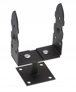 VERSTELLBARER FUSS FÜR PFOSTENBASIS 0-200MM FEIN DEKORATIVES