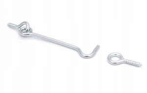 FENSTERHAKEN DICK 80X4.0MM AUGENGEWINDE FÜR HOLZ