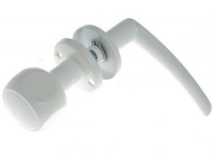 GETEILTER KNOPFGRIFF LACKIERT MK WEISS RAL9016