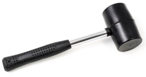 GUMMIHAMMER 75MM 1100G METALLGRIFF MŁG9M