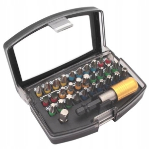 SPITZEN-BIT-SATZ 32-TLG. STAHL S2 PRO-TECHNIK