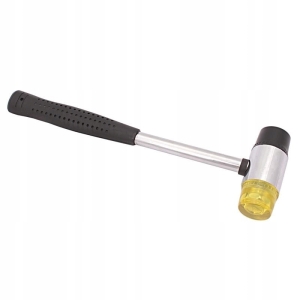 GUMMI-KUNSTSTOFF-HAMMER 35MM METALLGRIFF