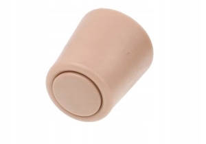 TÜRSTOSSSTANGE MIT KLAPPE 22 / 27X30MM BEIGE