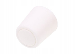 TÜRSTOSSSTANGE MIT KLAPPE 22 / 27X30MM WEIß