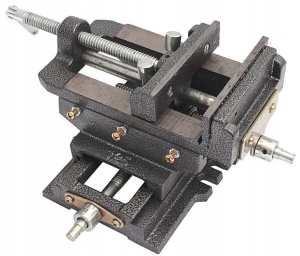 Zweiachsiger Maschinenschraubstock 75mm