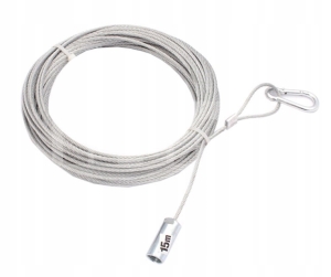 KAMINSEIL AUS STAHL 10M FI 3MM SCHÄCHE / GEWINDE