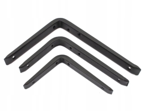 VERSTÄRKTER REGALWINKEL 140X200 SCHWARZ PACK