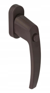 DR METAL MKV FENSTERGRIFF MIT KNOPF BRAUN