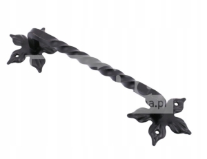 TÜRGRIFF ANTABA KOVAL 205 / 320MM SCHWARZE BLUME