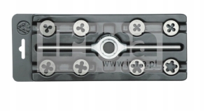 MATRIZENSATZ 9-TEILIG M3-M12 NAREX RED TOOL PROMO
