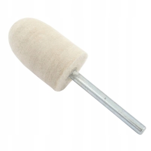 POLIERFILZSCHILD AUF EINEM WELLENKEGEL 30X30X6MM
