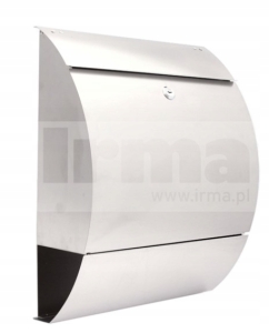 EDELSTAHL-KONVEX-BRIEFKASTEN XL-3