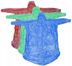 PELERY UNIVERSALMANTEL RAIN / FOL MIX 5 FARBEN