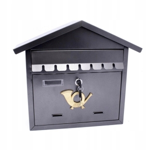 BRIEFKASTENHAUS HORIZONTAL BRAUN 31X24X14