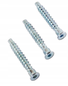BESTÄTIGUNGSSCHRAUBE FÜR MÖBEL 7,0X50 / 100ST FÜR HEX