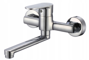 WAND BADEZIMMER BATTERIE NERO CHROM