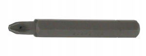KREUZENDE, 6 ABGEWINKELTE PZ1 x 50 mm BIT-BITS