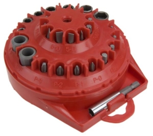 BIT- UND STECKSCHLÜSSELSATZ BITS 30-tlg