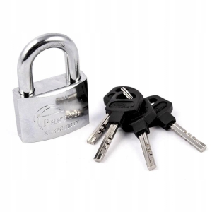 VORHÄNGESCHLOSS PRETOR 60 mm PROFI VERSTÄRKT SATIN