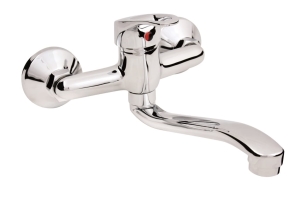 KÜCHENWANDMONTIERTE SPÜLBATTERIE CHROM VORTEIL