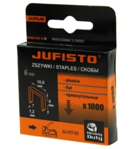 J-KLAMMERN 6 x10,6x1,2 mm 1000 Stk