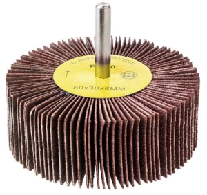 MONTIERTES FÄCHERRAD 80 x 30 mm P 120
