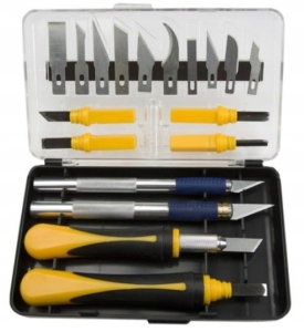 MESSER PRÄZISIONSMEISSEL MESSER MEISSEL 22-tlg