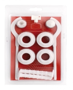 EIN SATZ KÜHLERSTOPFEN MIT ZWEI AUFHÄNGERN