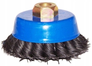 KNOPFBÜRSTE 100 mm DRAHTGEWEBE M14