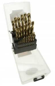 TITAN GESCHLEIFTE HSS-BOHRER 1,0 - 13 mm 25-tlg