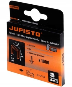 KLAMMERN TYP F 6 x 11,3 x 0,7 mm 1000 St. FÜR TAKER