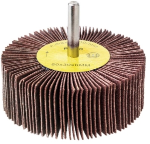 MONTIERTES FÄCHERRAD 80 x 30 mm P 60